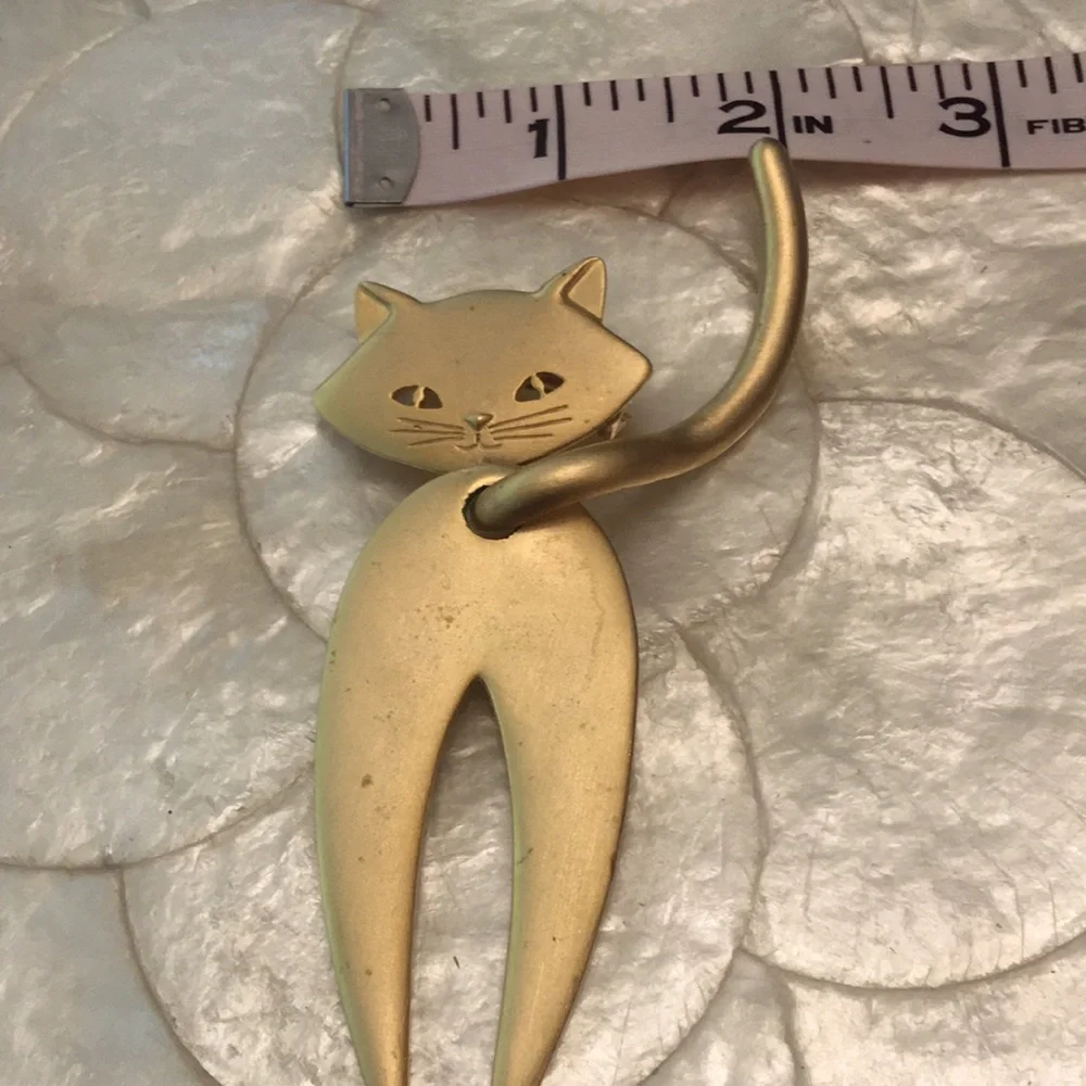 VTG 2 PIECE KITTY PIN - Picture 3 of 11